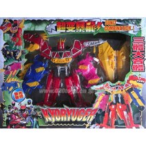 파워레인저 젠카이저 라이드킹 맥스 경찰합체 풀세트 와일드킹 애니멀포스 썬더세트 합체로봇 수전전대 반다이, 02, 기본