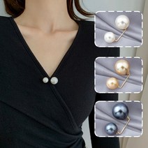 청 바지허리 옷줄임 브로치 수선핀 진주옷핀 조절핀 고정핀 벌어짐방지 줄이기