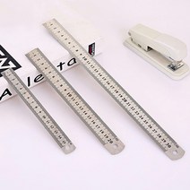 철자 눈금자 스틸자 쇠자 15 30 50 CM 인치 센치 자 스테인레스 금속 델리 다이소, 6. 델리 30Cm