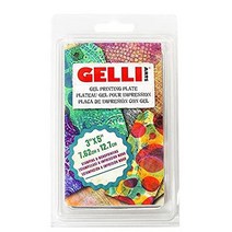 Gelli Arts 7.6 x 12.7cm(3 5인치) 젤 프린팅 플레이트, 4 Round