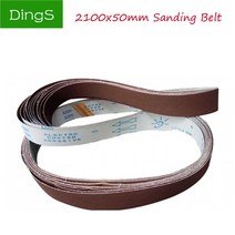 연마 샌딩 벨트 2100x50mm 샌더 연삭 도구 120 600 그릿 에머리 천 롤 사포 목공용 1 개, 2.180 - 2100 x 50mm