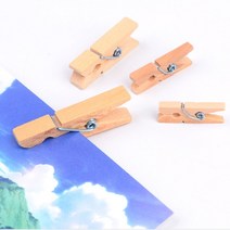 미니 즉석사진 걸이 인테리어 나무집게 가랜드, 사이즈, 4.5cm