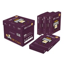 복사용지 A4 80g 미스터카피 프리미엄 2500매, 단품