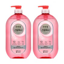 자연퐁 스팀워시 주방세제 애플향 750ml x 2개