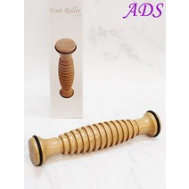 [ADS] Foot Roller 마사지용 우드 풋롤러, 1개