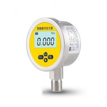 진공 게이지 디지털 압력 진공계 전자 디스플레이 등급 액체 가스 수압 음압 충격 방지, 0-40Mpa, 오렌지색
