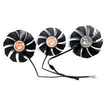 gtx980ti다채로운 Geforce RTX 3060 TI NB 12GV 그래픽 카드 냉각 팬용 새로운 87mm 4pin RTX3060 GPU 쿨러, 03 3PCS