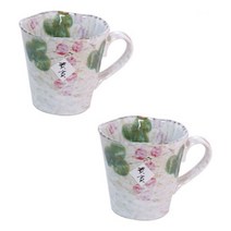 [P1D] 홍화머그 2P / 커피 잔 컵 티 차 도자기 고급 ( P1D / 991247EA ), 본상품선택, 본상품선택