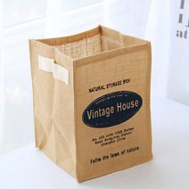 재활용 분리수거 바구니 의류수거함 내부방수 빈티지 하우스