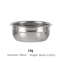 포터필터바스켓 커피바스켓 RENEKA-프렌치 필터 바구니 커피 16g/18g/21g 에스프레소 58mm 머신 액세서리, 02 18GR