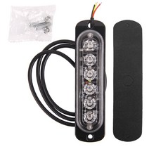 차량경광등 LED경광등 주차장경광등 비상 스트로브 스코프 경고 사이드 마커 깜박임 황색 라이트 바 플래시, 한개옵션1, 03 Blue