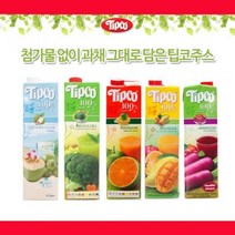태국에서온 과채 그대로 담은 팁코주스 1L 6개, 망고