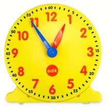 주산 두돌 아기 장난감 어린이 주판 수모형 수블럭 12시간학습 모형시계 대형 1P