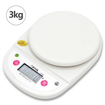 오펠 주방저울 3KG 대용량 OF-3004B (색상선택), 베이비핑크