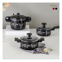 [풍년] [PN]아노디끄 IH 압력솥(3.5L/6인용) + IH냄비 2종(20양수 18편수, 상세 설명 참조, 상세 설명 참조, 색상:블랙
