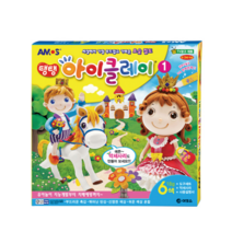 아이클레이 만들기 지점토 유아점토놀이 18g 6색