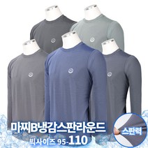 여름_마찌B냉감스판라운드 남자 남성 냉감 시원한 티셔츠 작업복 등산복 상의 아웃도어