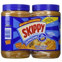 스키피 크런치 땅콩버터 땅콩잼 1.36kg X 2팩, 2개