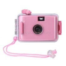 일회용 필름카메라 Lomo 수중 방수 카메라 미니 귀여운 35mm 필름 하우징 케이스 포함 드롭 배송, 04 pink