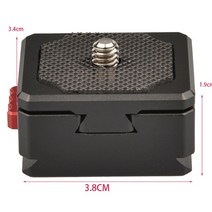 클로 퀵 릴리스 시스템 플레이트 1/4 "삼각대베이스 마운트 숄더 스트랩 소니 캐논 니콘 DSLR 카메라, 01 빨간
