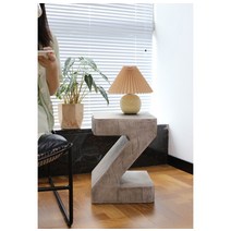 거슬 협탁 사이드 럭셔리 테이블 엔틱 소파테이블, 블랙