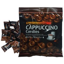 퍼스트 카푸치노 캔디 120g 수입 커피 사탕 낱개포장, 10개, 80g
