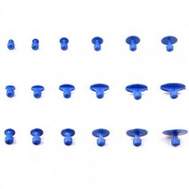 18 pcs 전문 빨판 접착제 조각 수리 덴트 나일론 자동차 덴트 수리 흡입 컵 오토바이 액세서리 용품, 18개