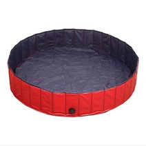 접이식애견욕조매트특대형(160x30)_유아촉감놀이매트 대형견풀장 다용도놀이장 애견수영장, 레드, 1개