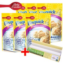 비스퀵 컴플리트 믹스 6봉+종이호일 [허니버터/버터밀크] 홈베이킹, 허니버터X6개