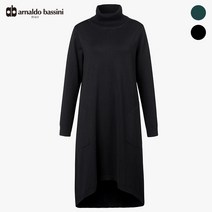 아날도바시니 터틀넥 포켓니트 원피스 AU01KO03M