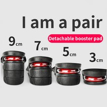 3-9cm 높이 증가 깔창 쿠션 높이 리프트 조정 가능한 컷 구두 뒤꿈치 삽입 키가 큰 지원 흡수성 발 패드 여성, 높이 5cm, 검은색