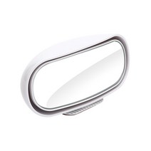 보조 사이드 미러 Avashin-자동차 백미러 360 도 조절 가능한 광각 사이드 리어 지대 스냅 웨이 주차 워터, [02] WHITE, 02 WHITE