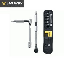 토픽 TOPEAK 공구 Ratchet Rocket 라쳇 로켓 라이트 휴대용 공구 세트 육각렌치 별렌치 자전거 정비 용품 깔깔이, 블랙