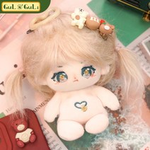 무속성솜인형 아이돌 20cm 몸체 모던 하얀 수제 눈망울 키덜트 솜깅이 조카선물, 10cm, 미미 유골격