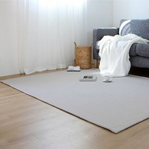 사계절 방수 러그 거실 침실 반려동물 카페트 그레이