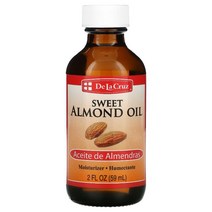 DE LA CRUZ SWEET ALMOND OIL MOISTURIZER 2 FL OZ (59, 단색, 한 사이즈