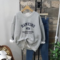 상상그이상 여성용 국내제작 1983 기모 맨투맨 가볍고 따뜻한 비비드 컬러 심플 레터링 포인트 부드러운 특양면소재 꾸안꾸룩 외투안에 가볍게 입을 수 있는 마실룩코디