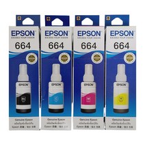 엡손 정품잉크 T664670, 검정, 청록, 노랑, 진홍, 6세트