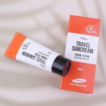 골프 등산 아웃도어 저자극 촉촉한 선크림(30ml)(3개) 옴므 생일 호텔