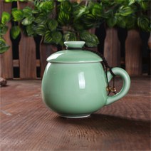 고급스러운 명품 청자 찻잔 뚜껑있는전통쌍화차잔 한방찻잔, 디야 오 판칭 (Mug)