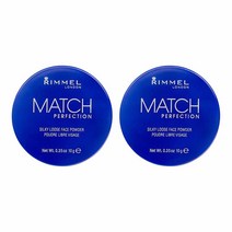 Rimmel 림멜 런던 매치 퍼펙션 루즈 파우더 투명 2팩 12.8g 307527