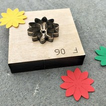 태양 꽃 칼 금형 다이 커팅 몰드, 기본형 40mm