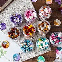 실링 왁스 씰링 매드스탬프 청첩장 편지 선물 포장 캘리그라피 인장 로즈