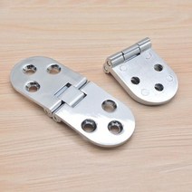 접이식 경첩 자체 지원 캐비닛 도어 힌지 플러시 장착 가구 피팅 데스크탑 하드웨어, 03 Silver 2pcs