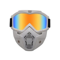스키 보드 고글 야외 스노우 보드 마스크 스노우 모빌 고글 방풍 모토 크로스 보호 안경 안전 고글 입, 어번