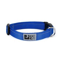 RC Pet Products 1.9cm 기본 컬렉션 조절 가능한 개 목걸이 로열 블루 XS