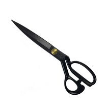 미니플 프리미엄 스테인리스 다용도 재단 가위, 9인치(24cm), 블랙, 24cm