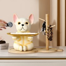 행운의고양이 현관 열쇠 차키 수납 장식 거실 집들이, 22.핑크매혹적인고양이+열쇠고리