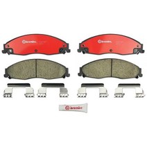 Brembo P09006N 프리미엄 세라믹 프론트 디스크 브레이크 패드 세트 CADILLAC OE 88959947