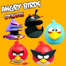 GEAR4 앵그리버드 휴대용 미니 스피커 AUX 포터블스피커, 01.RED BIRD, 앵그리버드 스피커